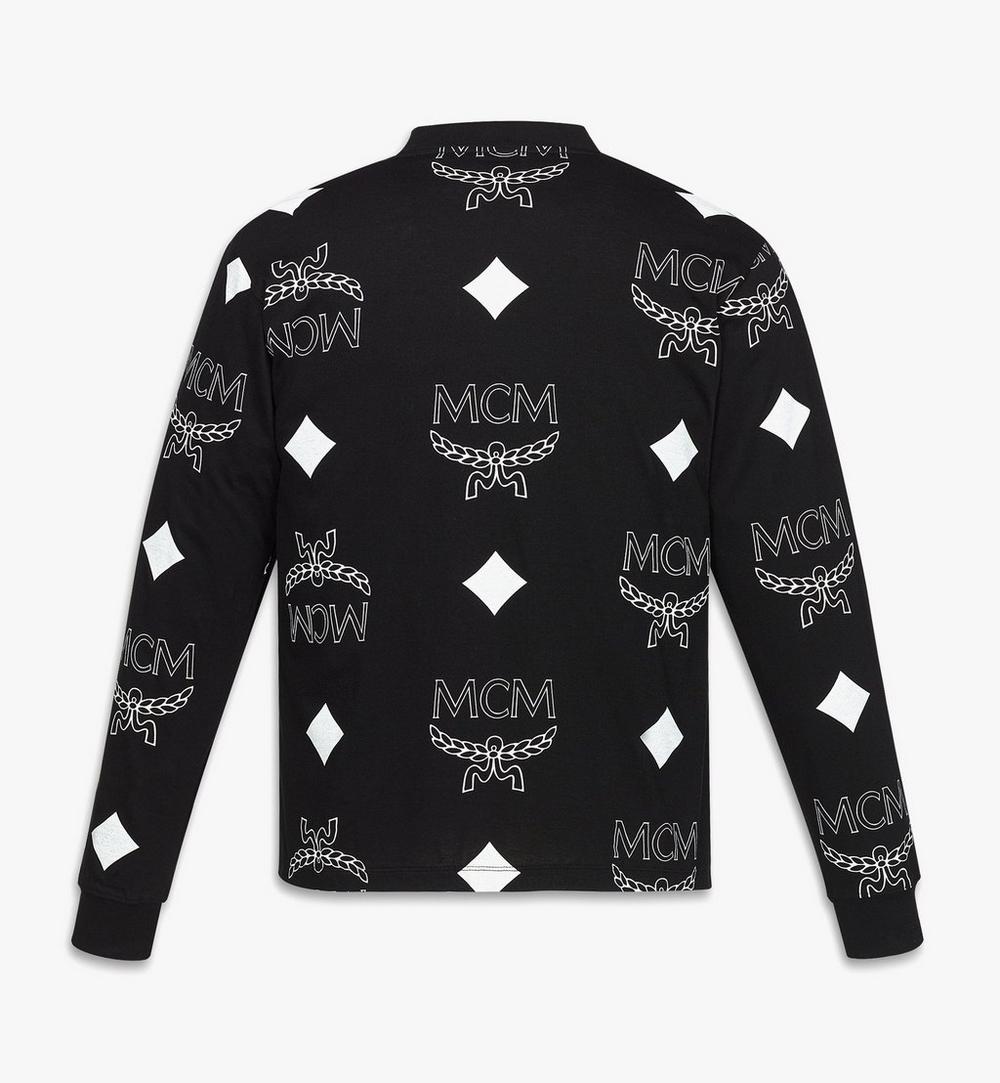 PHENOMENON+MCM Monogram Print Long Sleeve T-Shirt 1